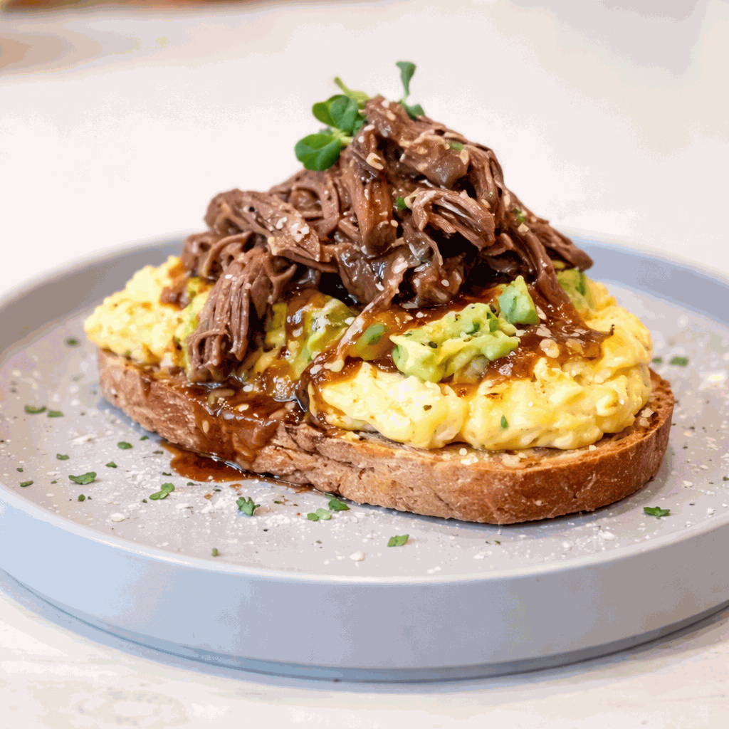 Beef Tenderloin With Scrambled Egg